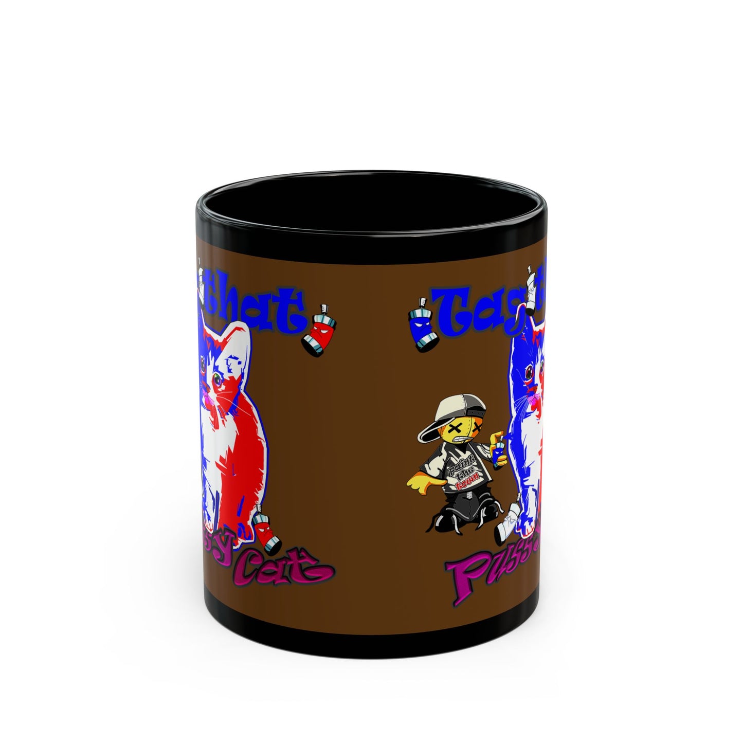 tag that - Black Mug (brown)