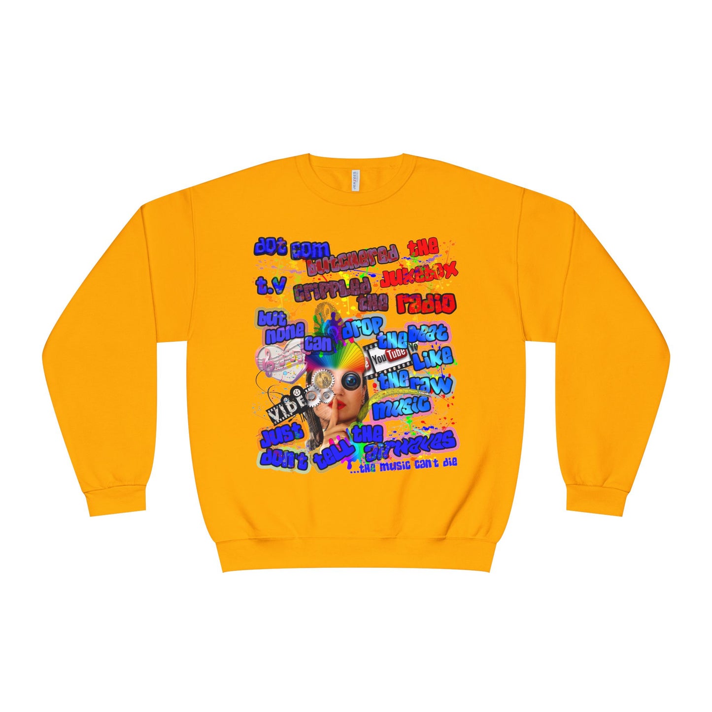 drop the beat - Unisex NuBlend® Crewneck Sweatshirt