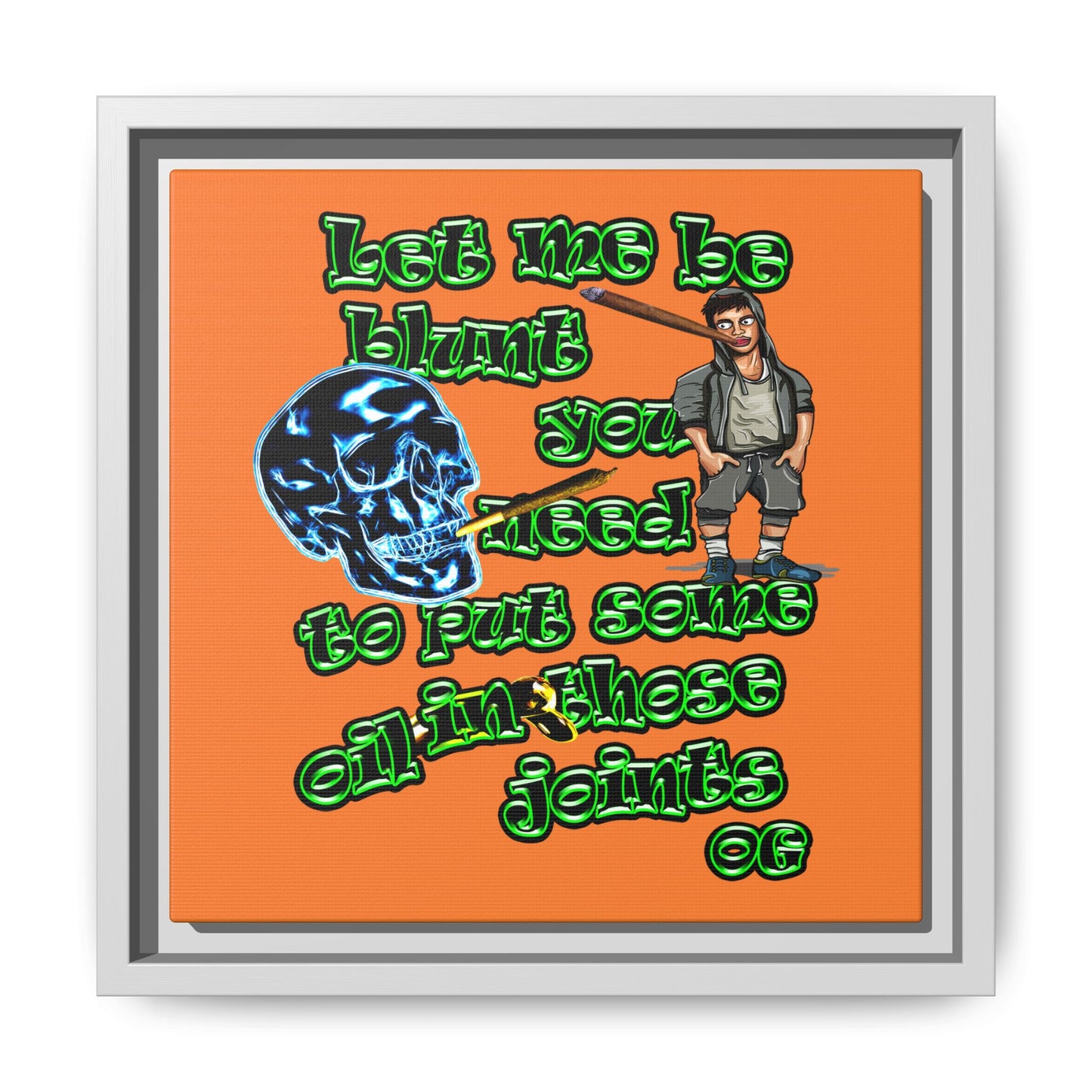 og - framed canvas art (crusta)