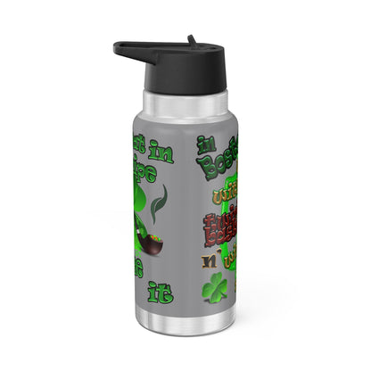 celtics logo - Gator Tumbler, 32oz (grey)