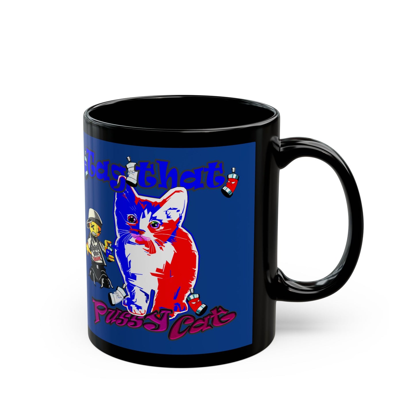 tag that - Black Mug (dark blue)