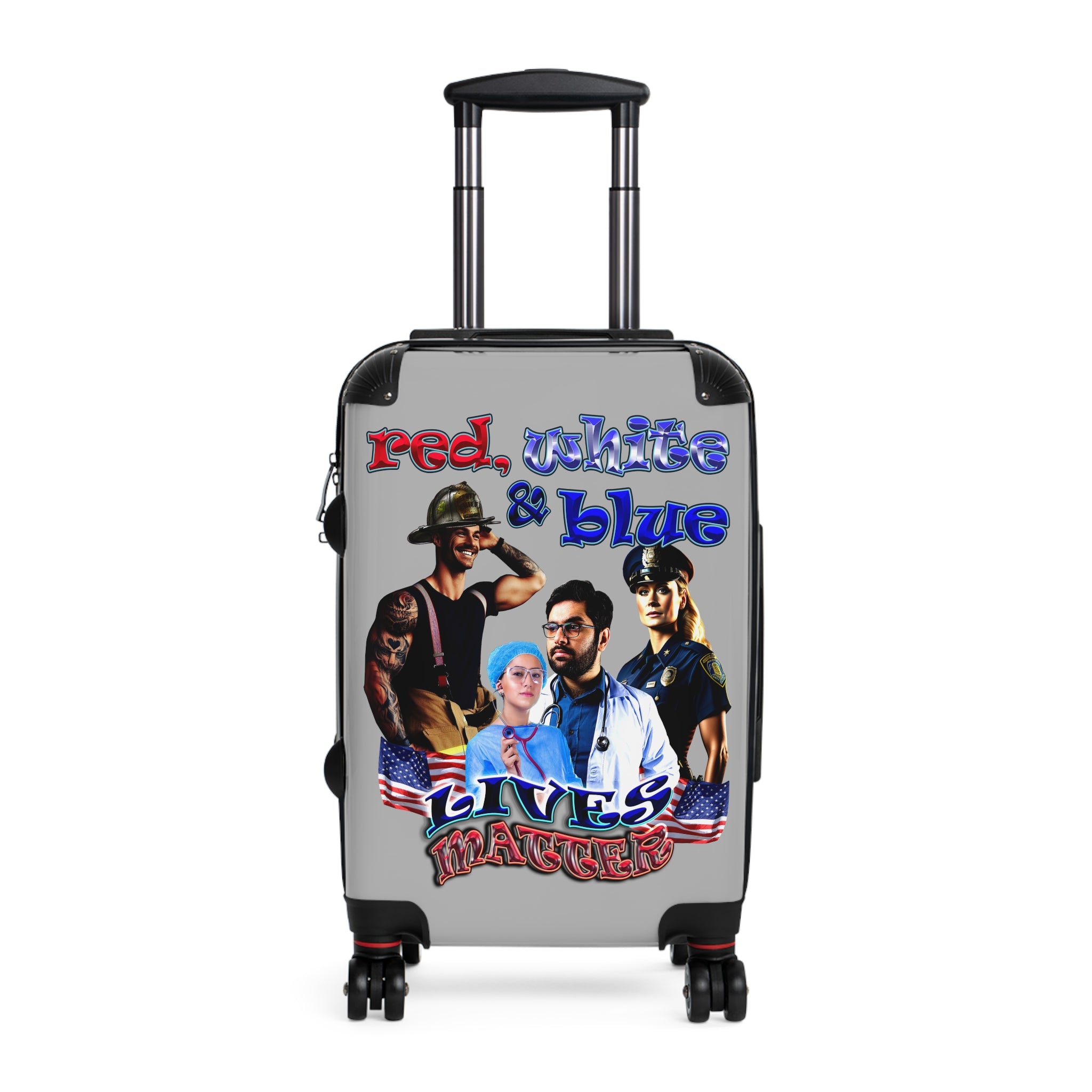 rw&b lives matter - Suitcase (light grey)