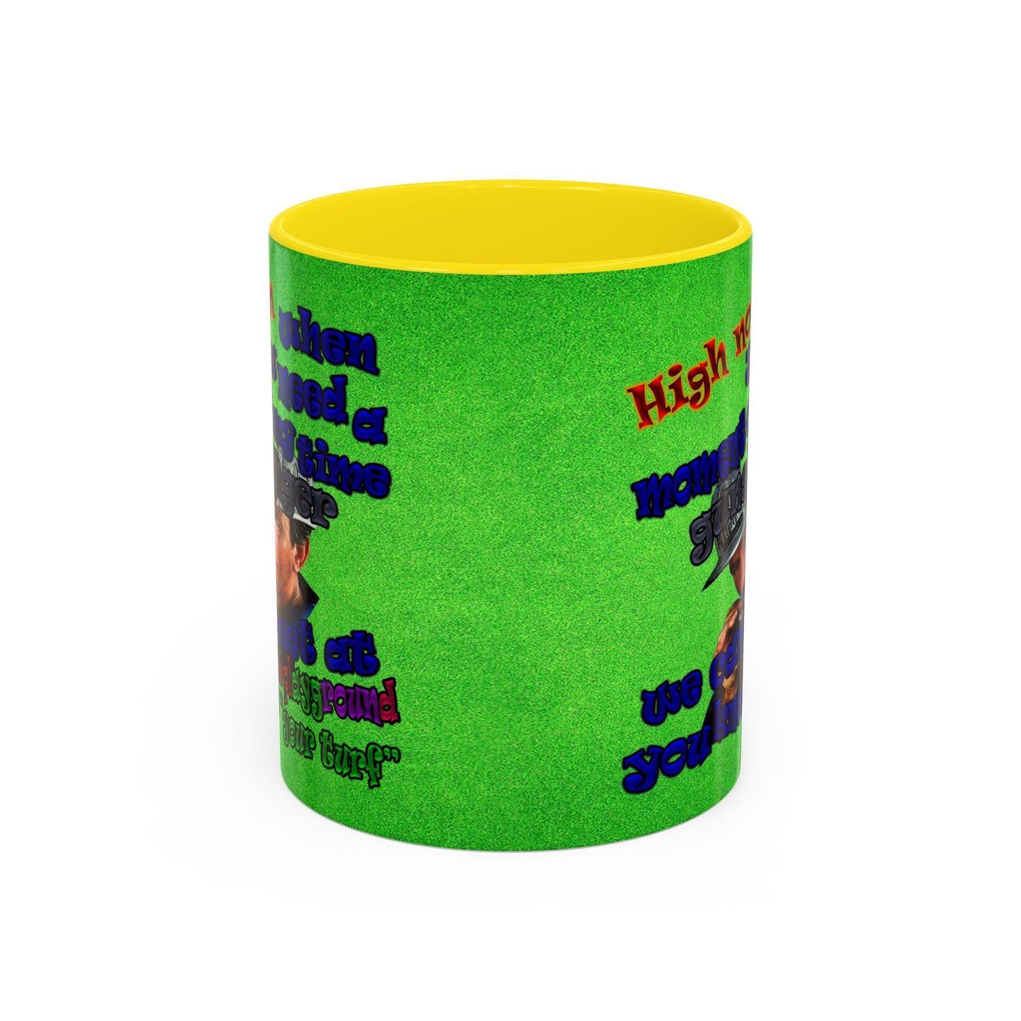 high noon - Accent Mug (green turf)