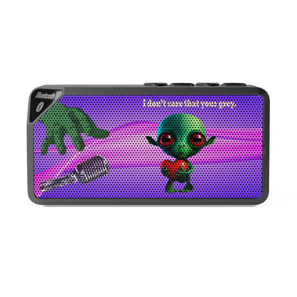 I don't care that your grey - Jabba Bluetooth Speaker (purple-pink wave)