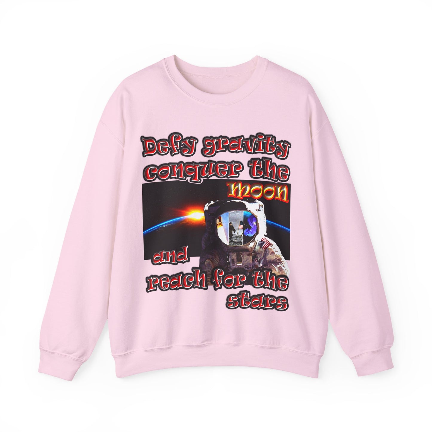 defy conquer reach - Unisex Heavy Blend™ Crewneck Sweatshirt