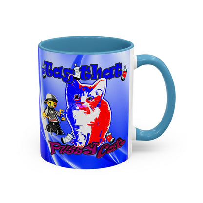 tag that - Accent Mug (blue-white wave)