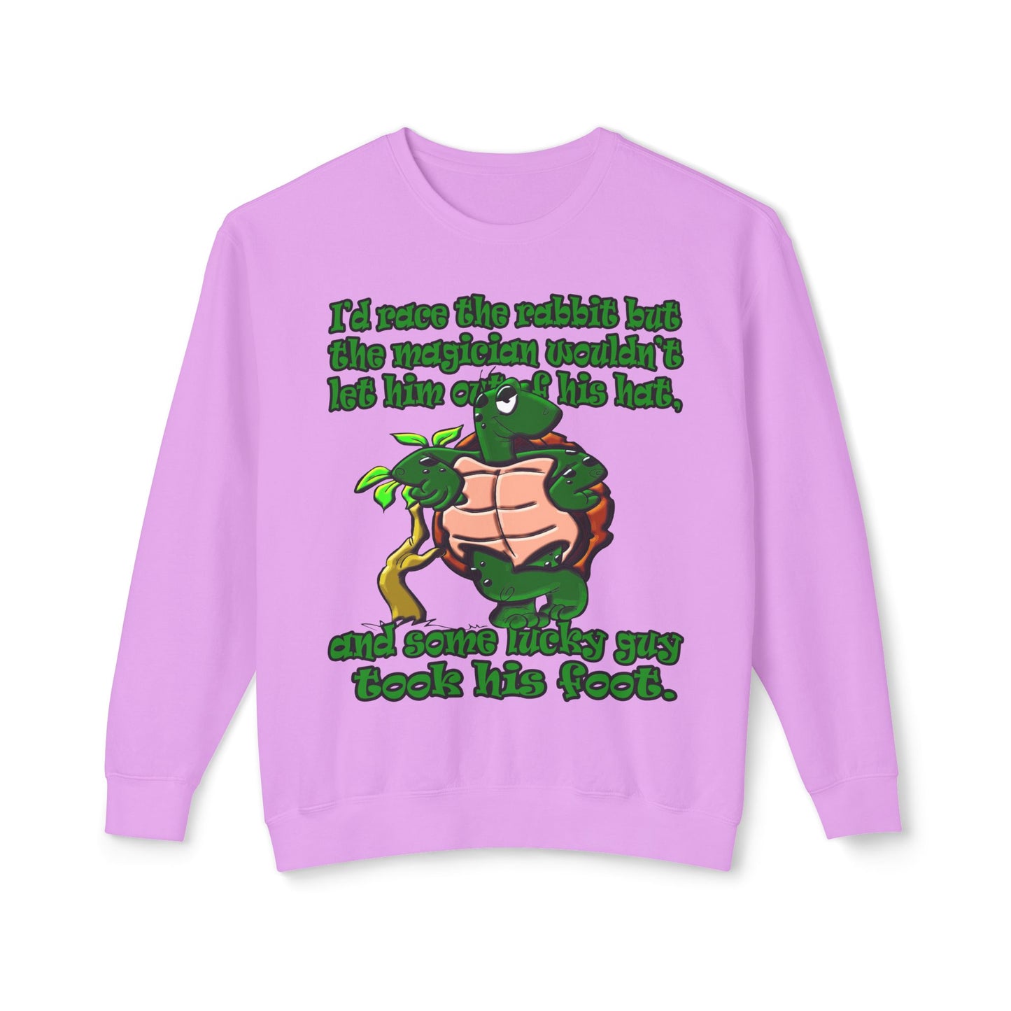 turtle race - Unisex Lightweight Crewneck Sweatshirt