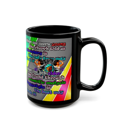 doggystyle - Black Mug (rainbow split)