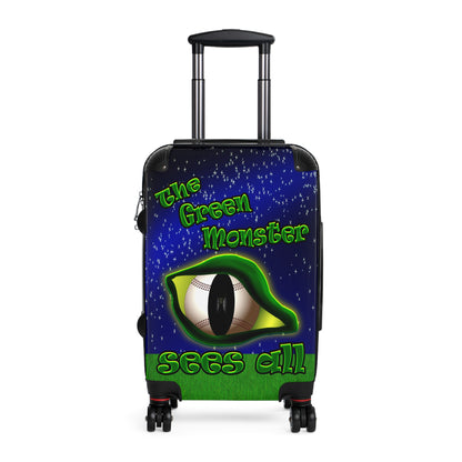 green monster - Suitcase ('snoops' background)