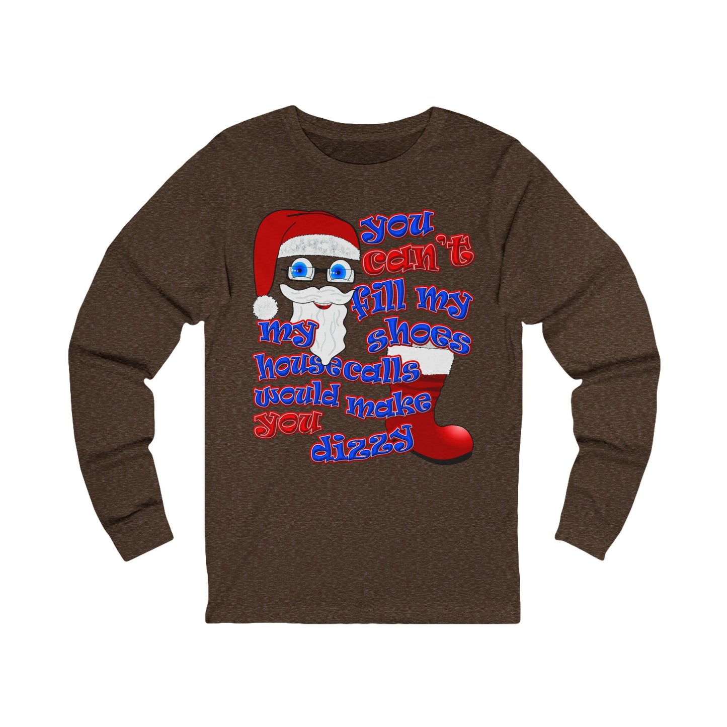 santa's shoes - Unisex Jersey Long Sleeve Tee