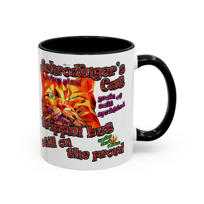 schrodinger's cat - Accent Mug (white)