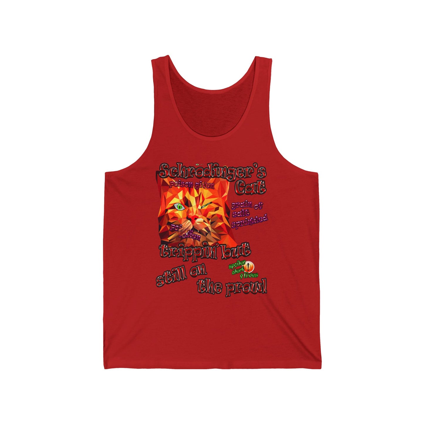 schrodinger's cat - Unisex Jersey Tank