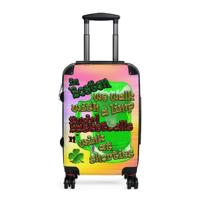 celtics logo - Suitcase (color blur)