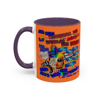 drop the beat - Accent Mug (crusta)