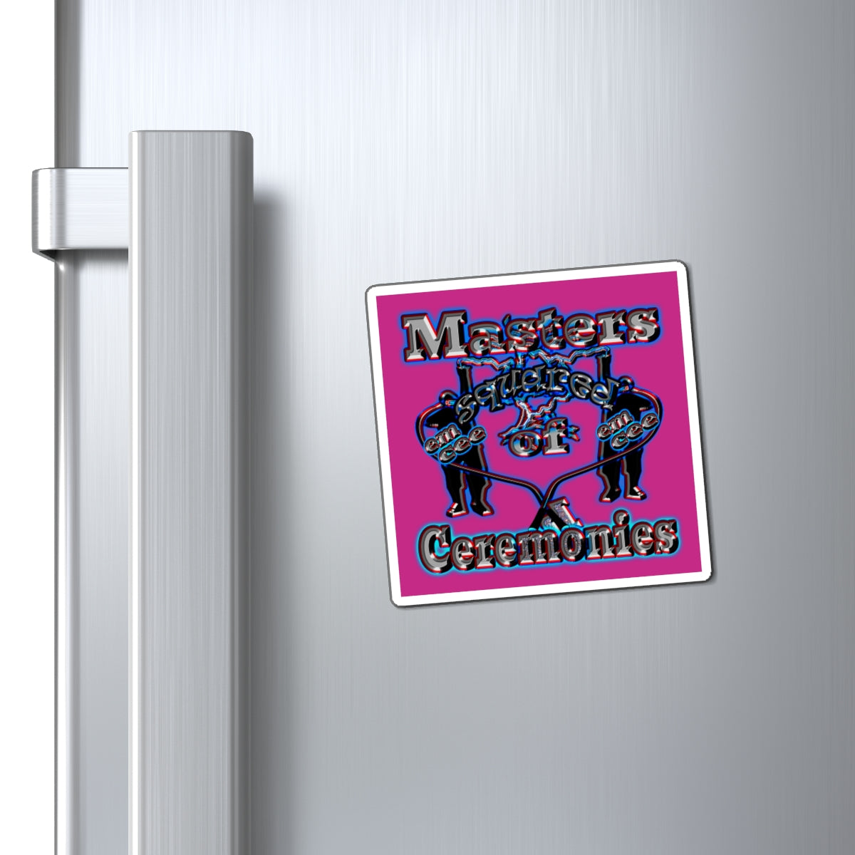 em cee squared - Magnets - (pink)