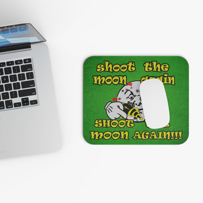 shoot the moon again - Mouse Pad (Rectangle) (green turf)