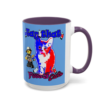 tag that - Accent Mug (light blue)