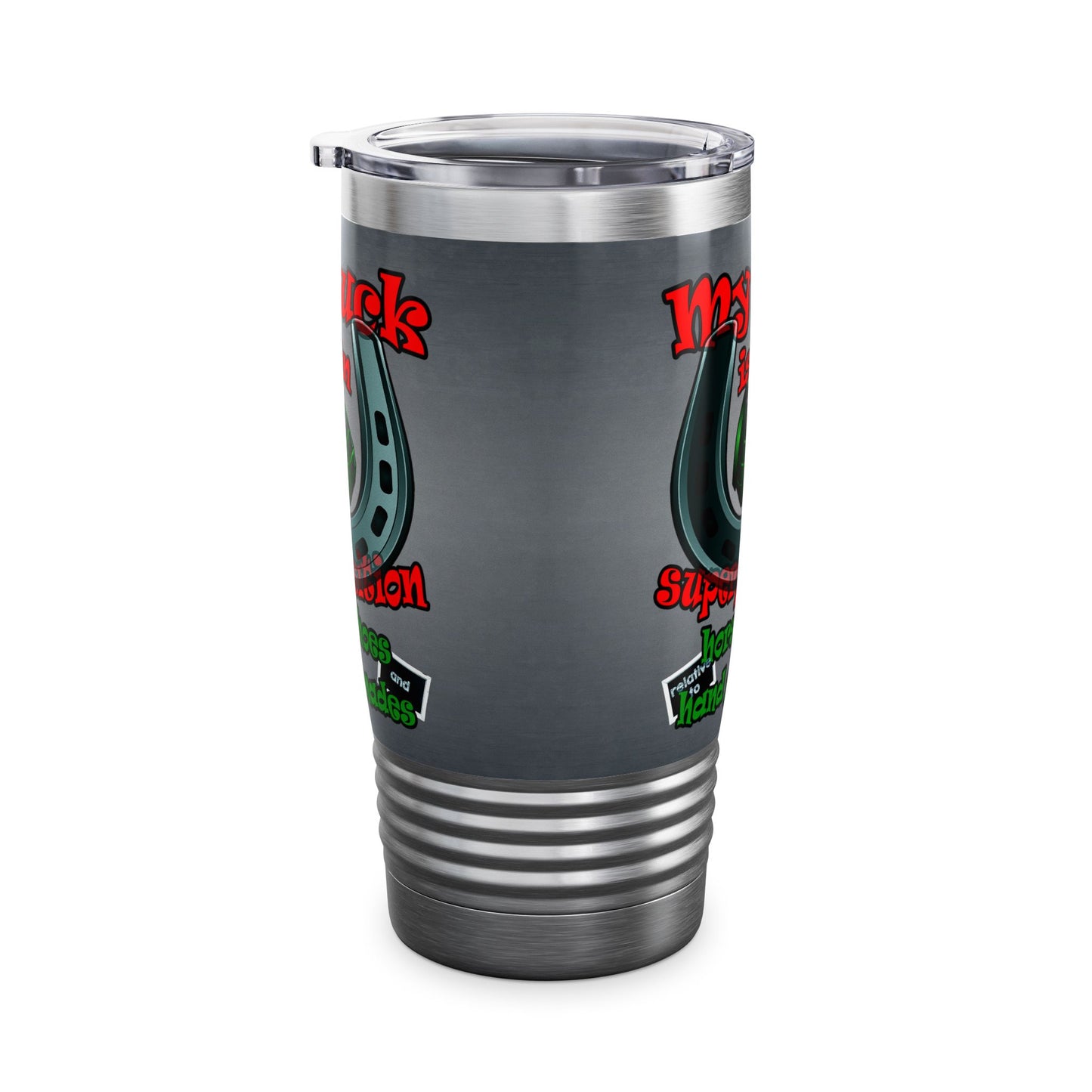 my luck - Ringneck Tumbler, 20oz (grey-light grey)