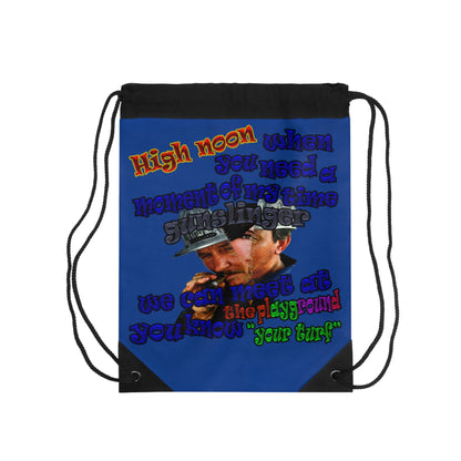 high noon - Drawstring Bag (dark blue)
