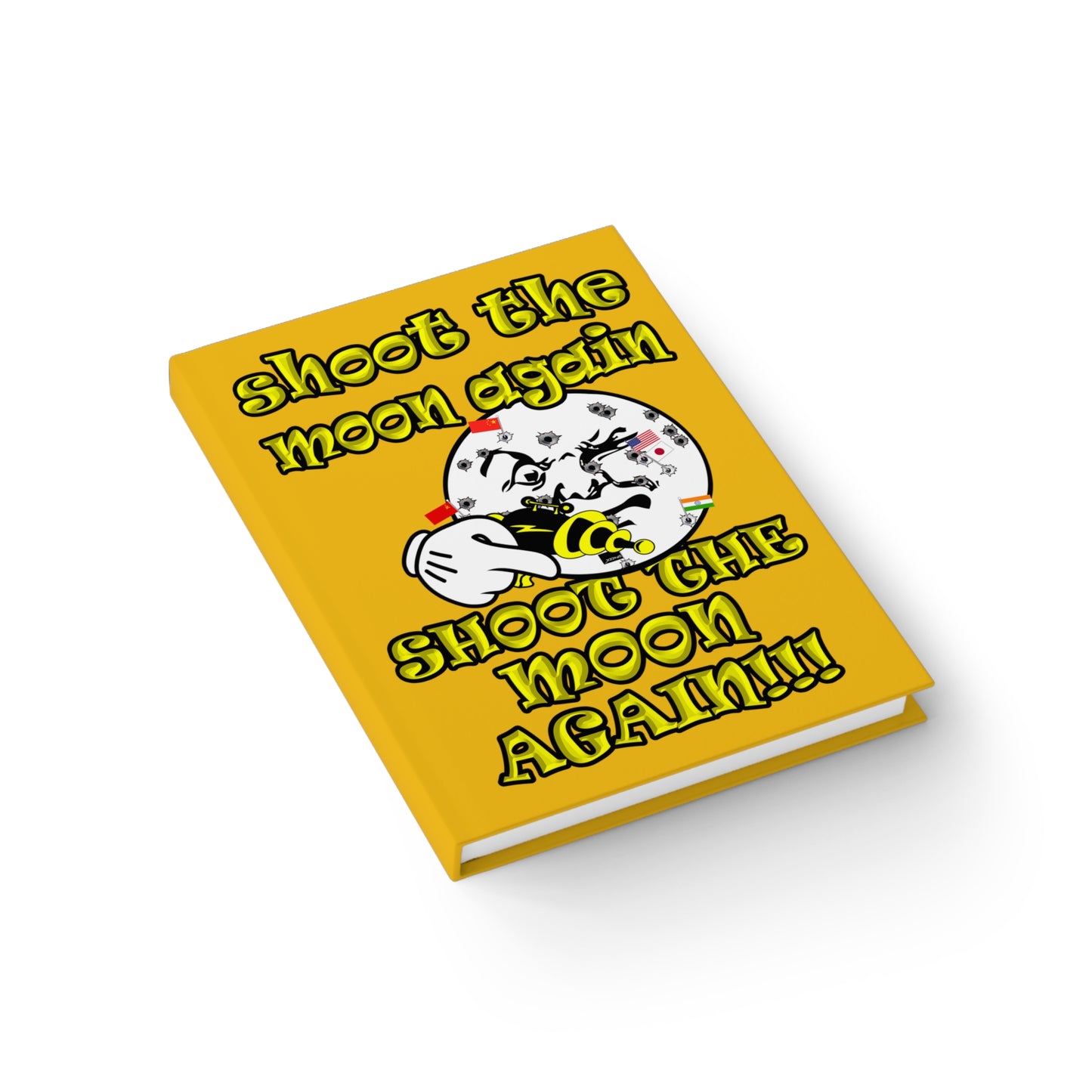 shoot the moon again - journal-blank (yellow)
