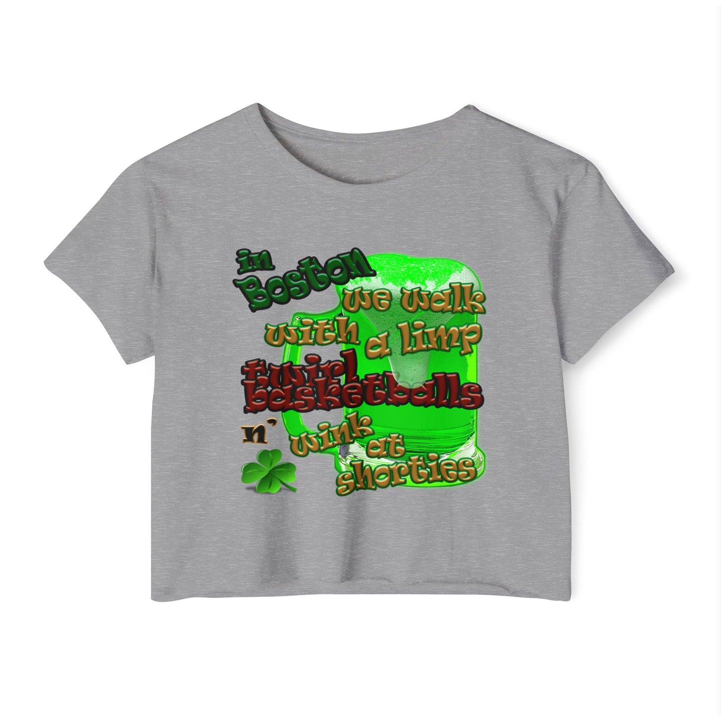 celtics logo - Women's Festival Crop Top