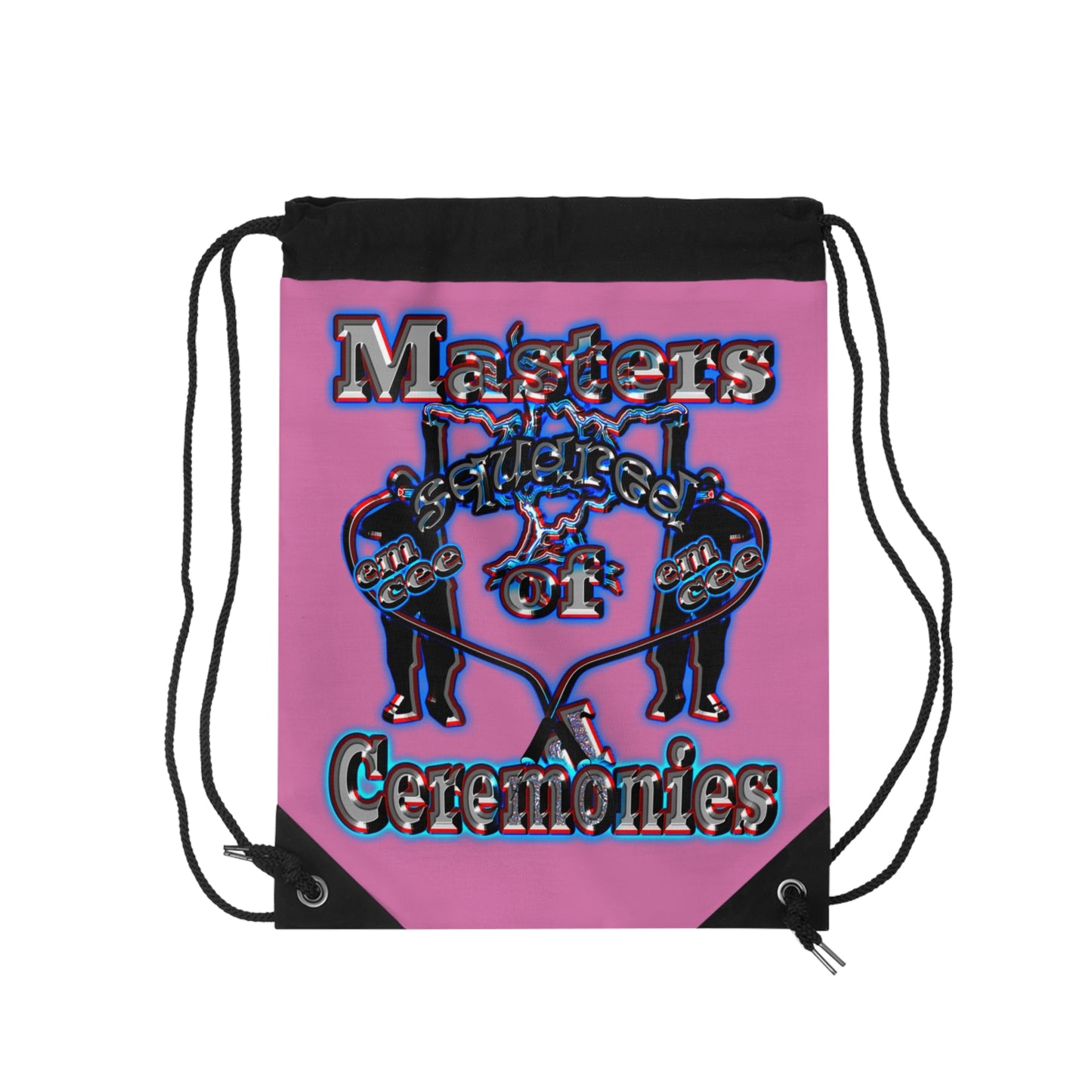em cee squared - Drawstring Bag (light pink)