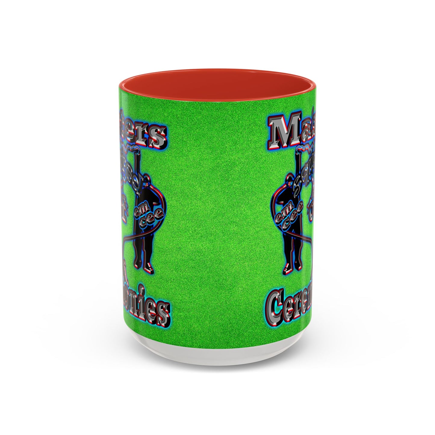 em cee squared - Accent Mug (green turf)
