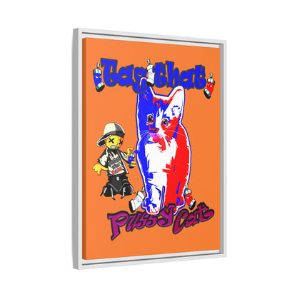 tag that - framed canvas art (crusta)