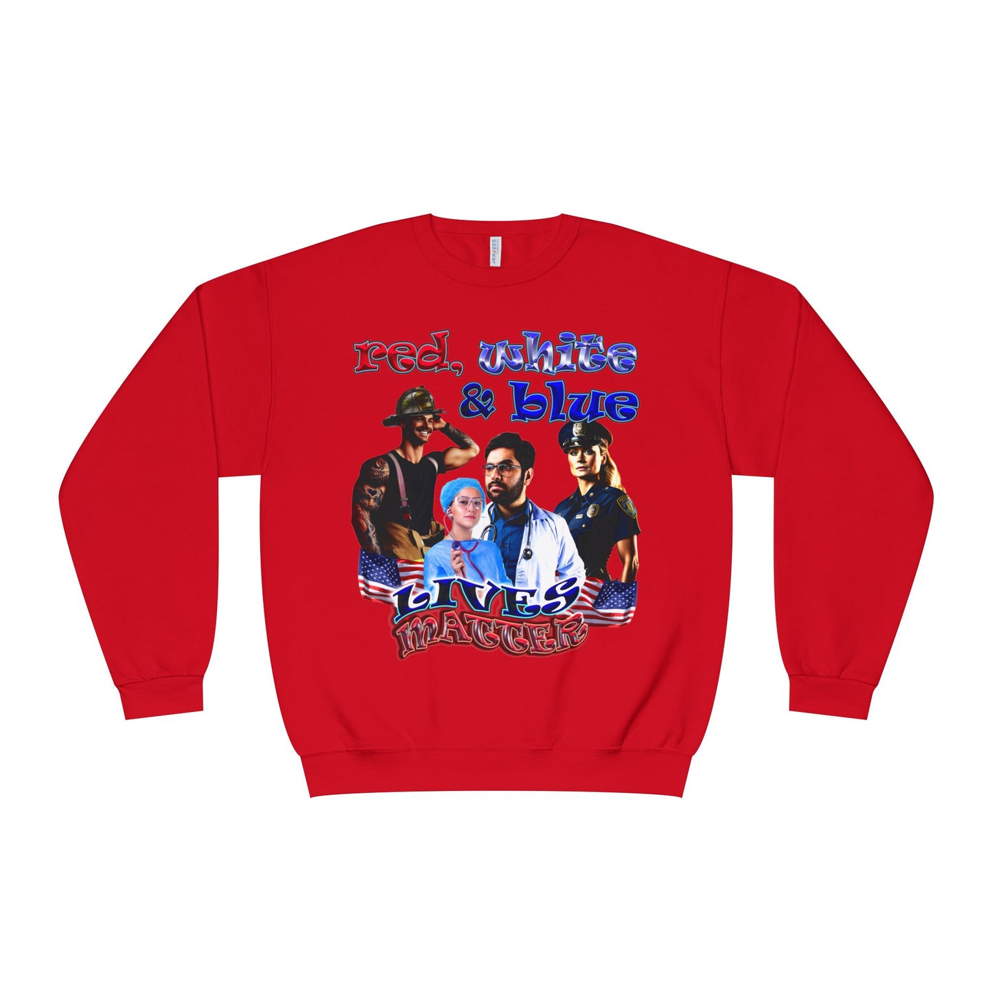 rw&b lives matter - Unisex NuBlend® Crewneck Sweatshirt