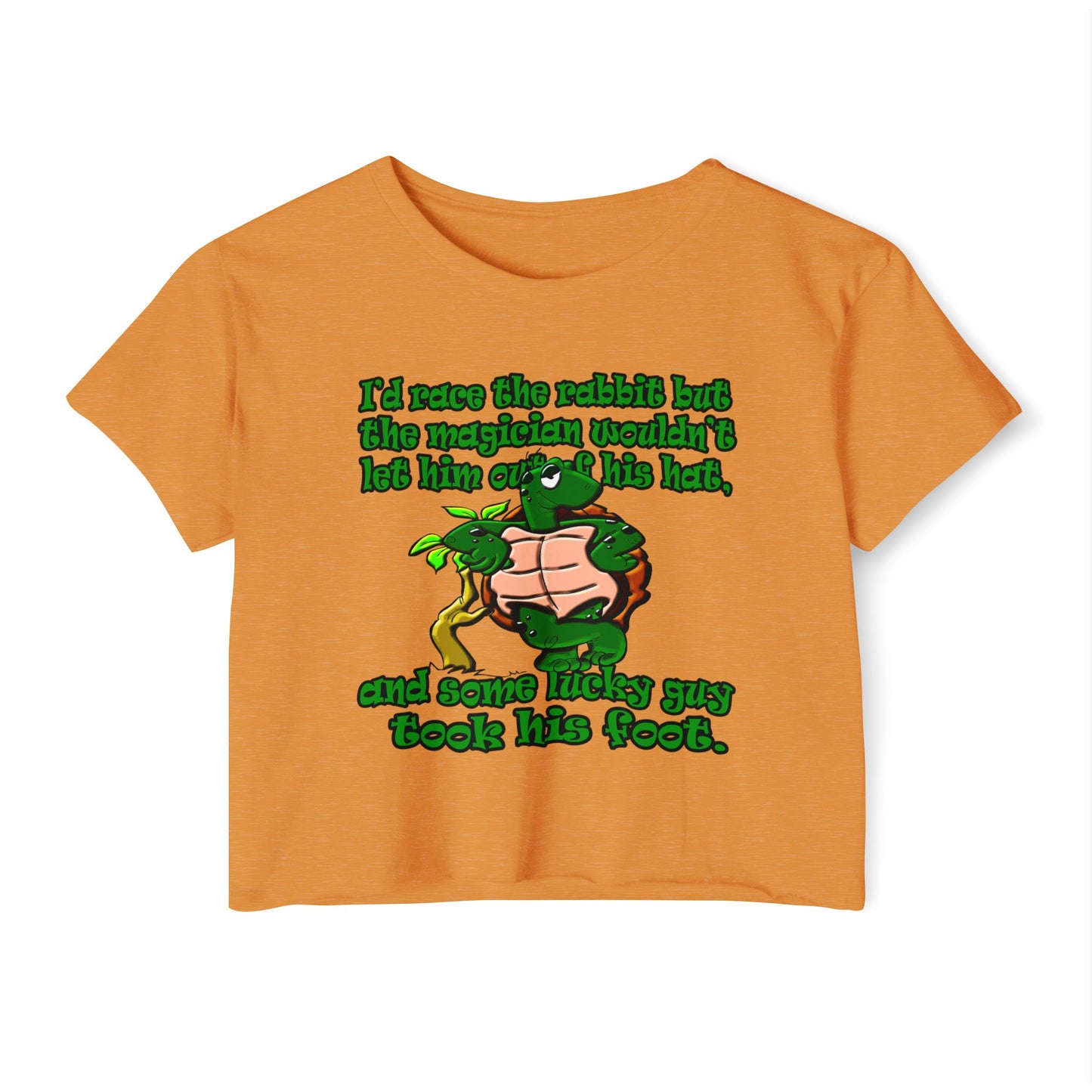 turtle race - Women's Festival Crop Top