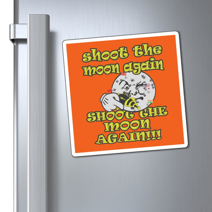 shoot the moon again - Magnets - (orange)
