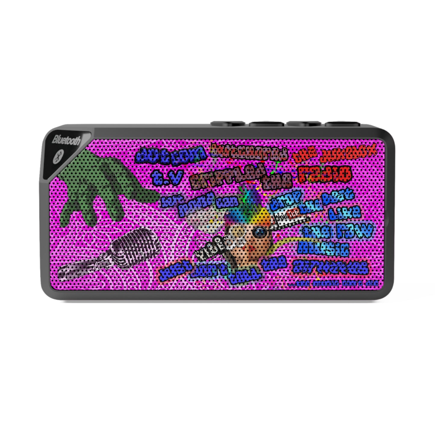 drop the beat - Jabba Bluetooth Speaker (pink swirl)