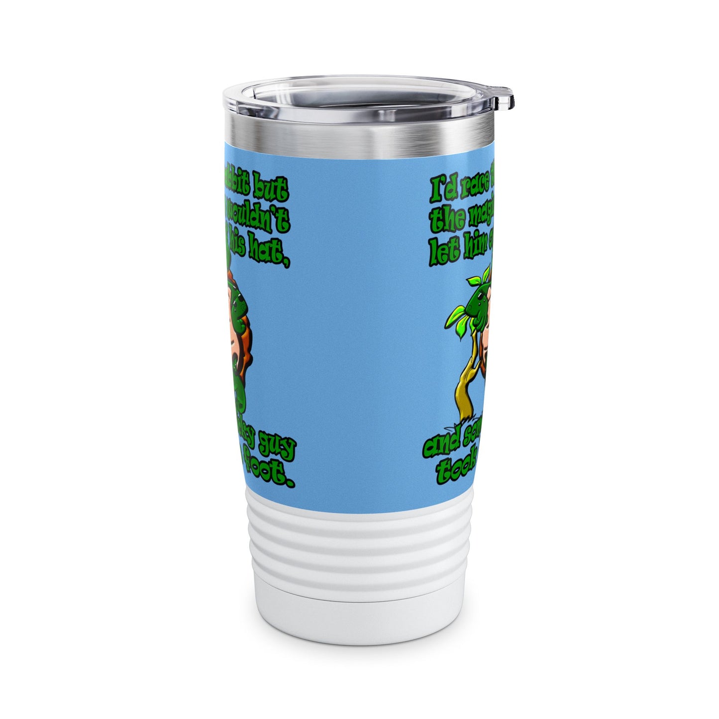 turtle race - Ringneck Tumbler, 20oz (light blue)