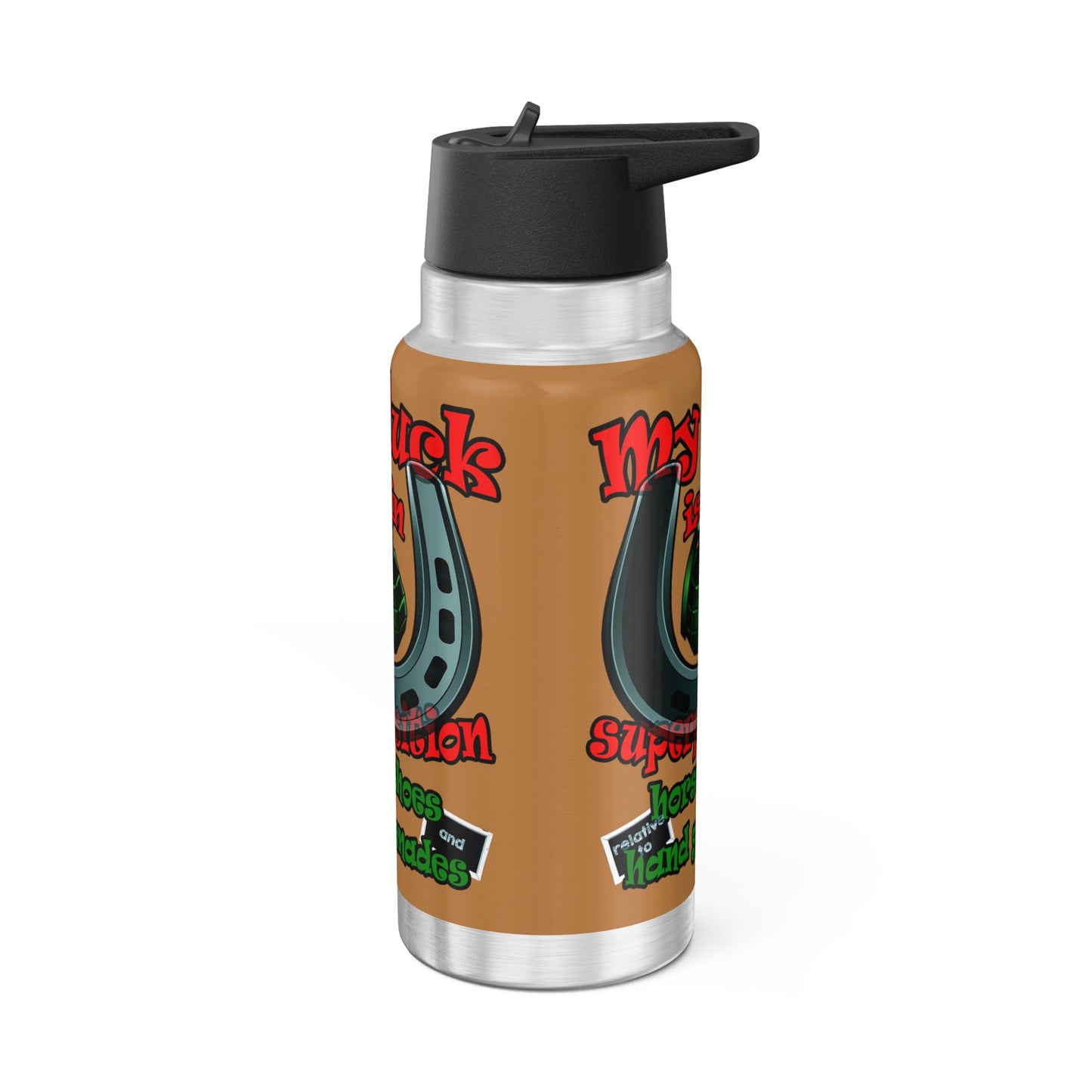 my luck - Gator Tumbler, 32oz (light brown)