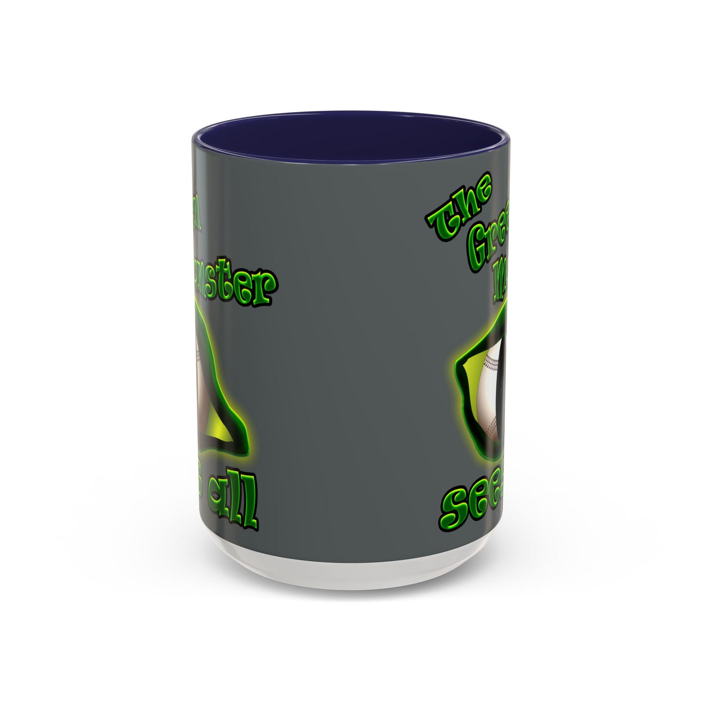 green monster - Accent Mug (dark grey)