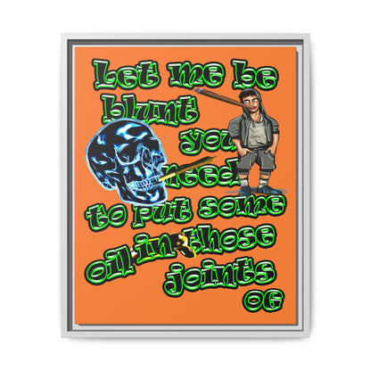 og - framed canvas art (crusta)