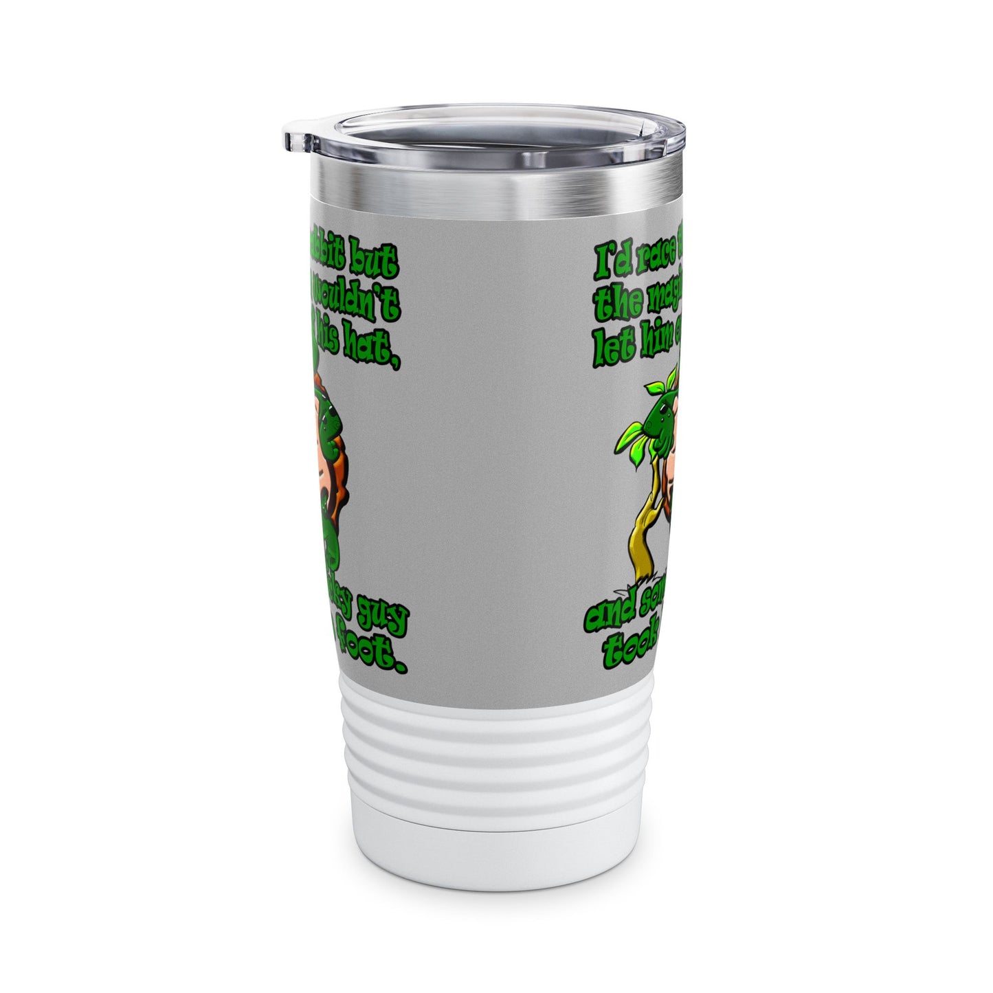 turtle race - Ringneck Tumbler, 20oz (light grey)