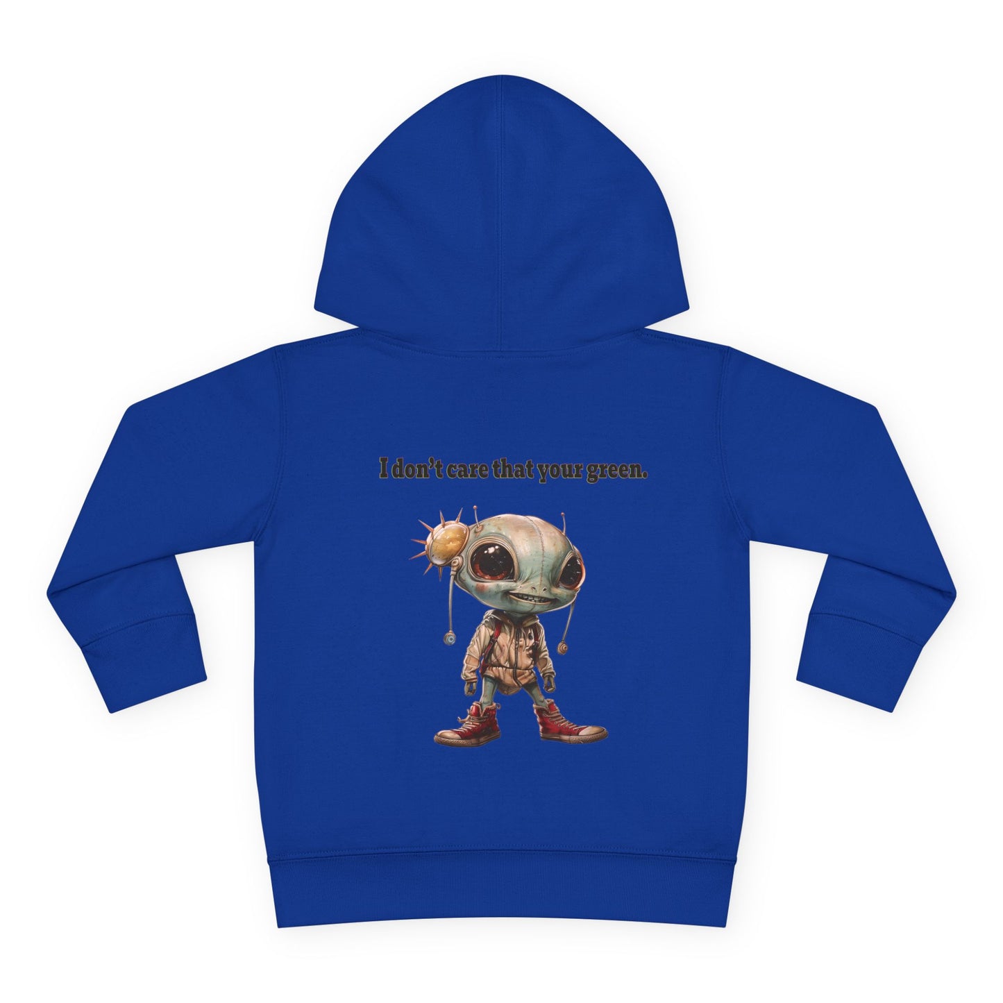 I don't care that your grey - Toddler Pullover Fleece Hoodie