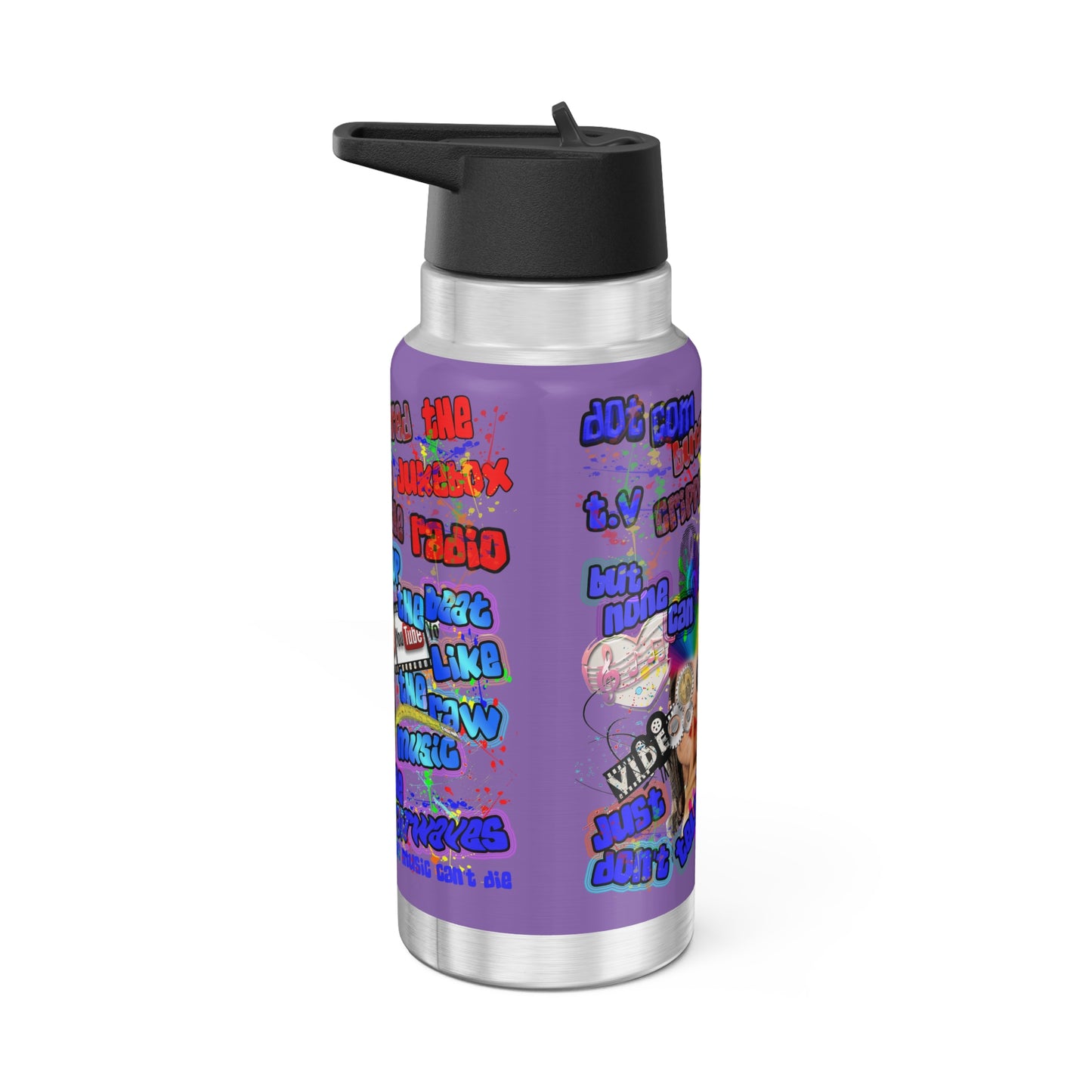 drop the beat - Gator Tumbler, 32oz (light purple)