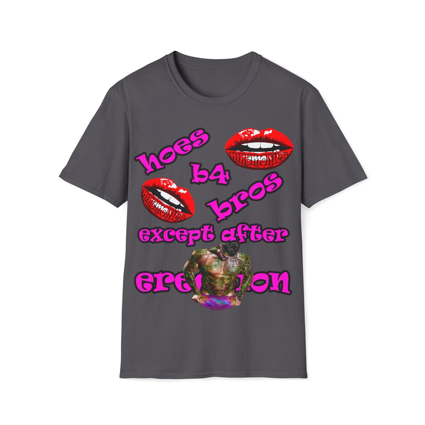 hoes b4 bros - Unisex Softstyle T-Shirt