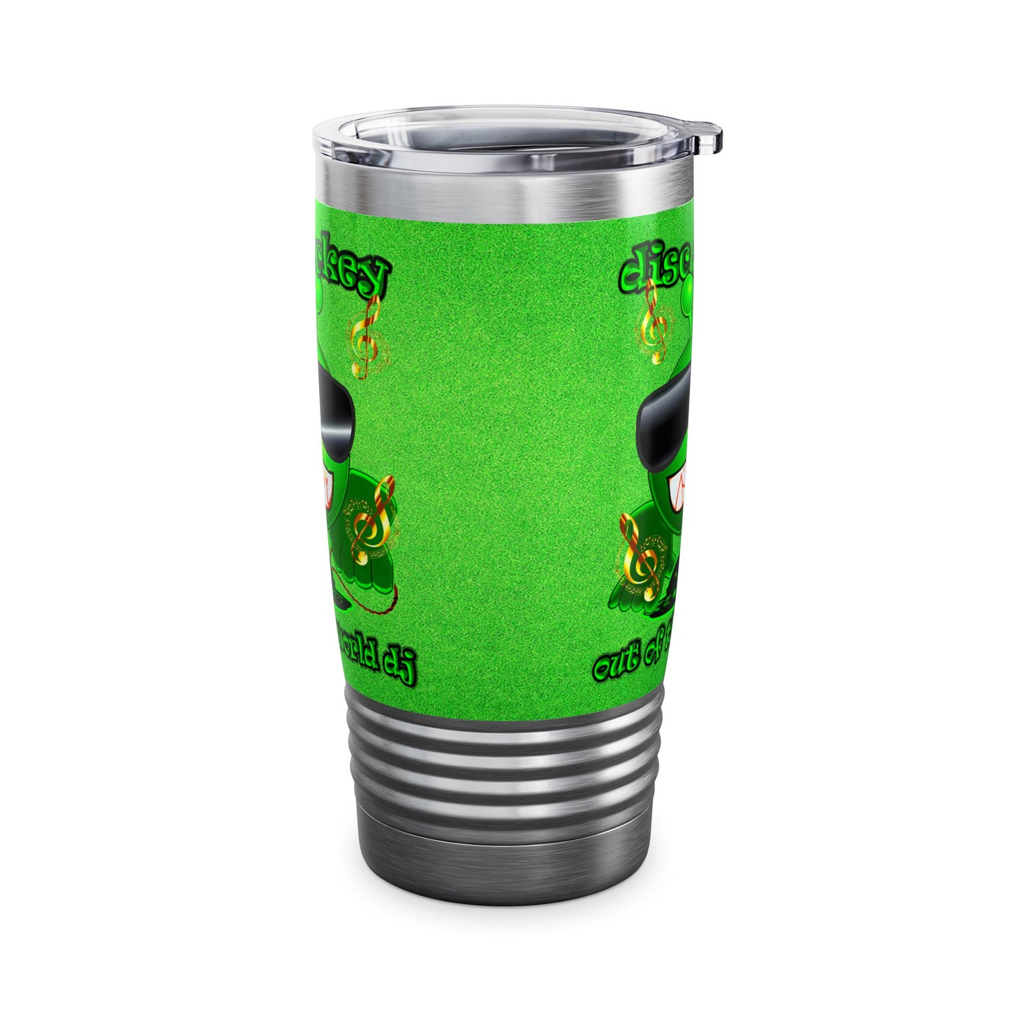 disc jockey - Ringneck Tumbler, 20oz (green turf)