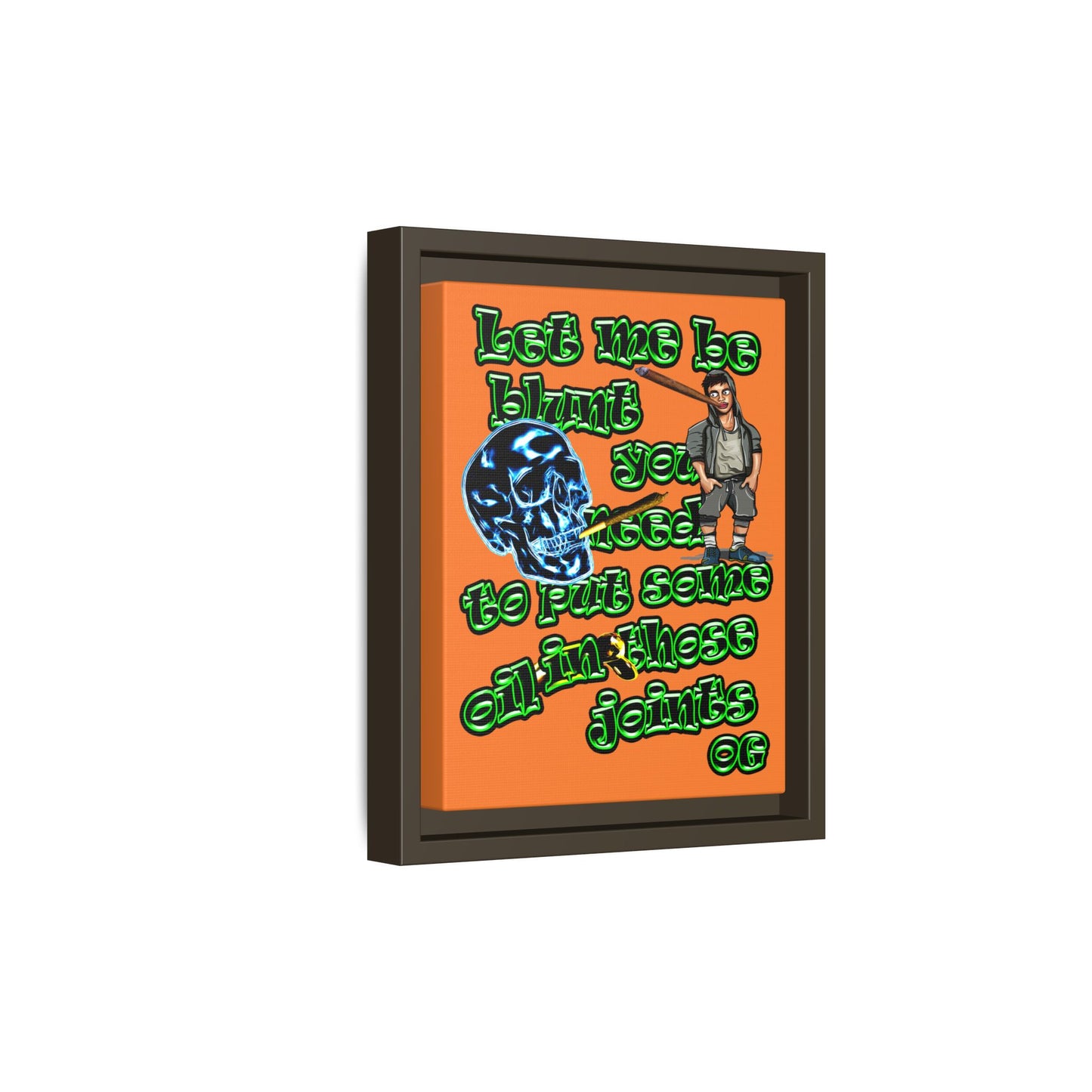 og - framed canvas art (crusta)