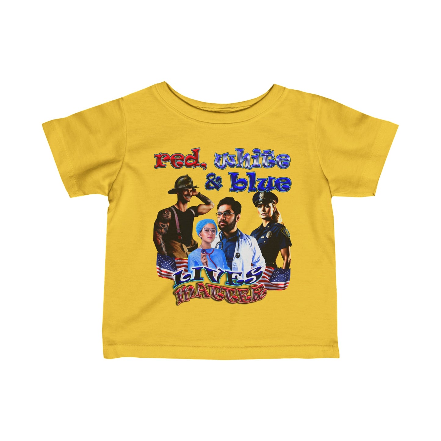 rw&b lives matter - Infant Fine Jersey Tee