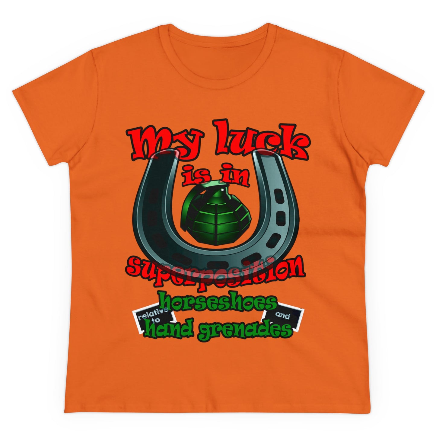 my luck - Women's Midweight Cotton Tee