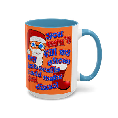 santa's shoes - Accent Mug (crusta)