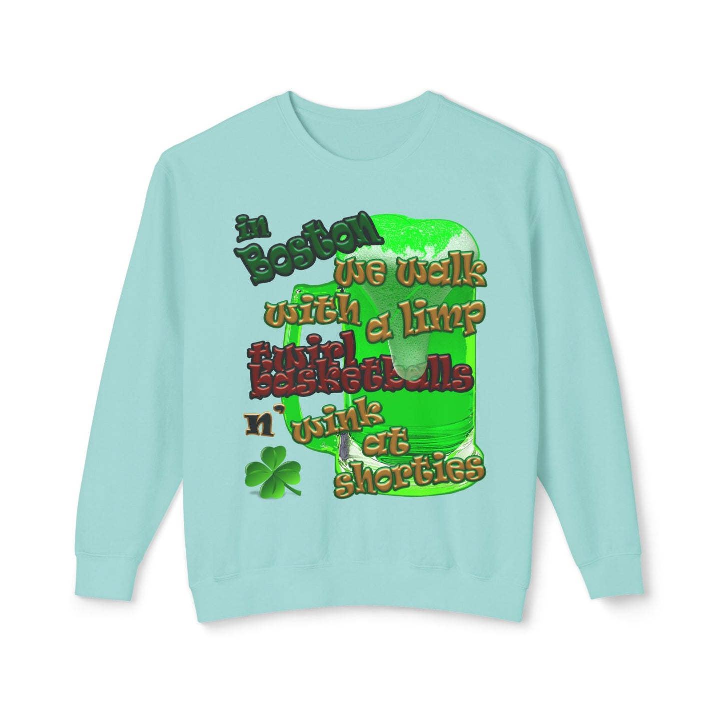 celtics logo - Unisex Lightweight Crewneck Sweatshirt