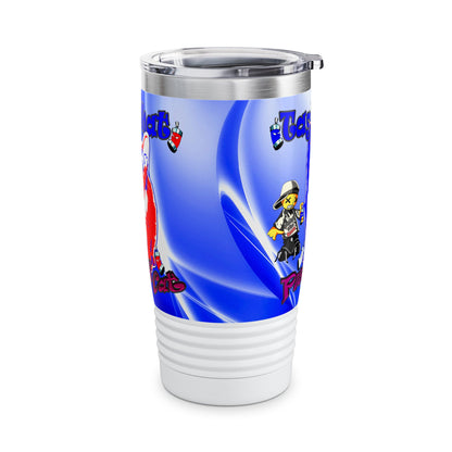 tag that - Ringneck Tumbler, 20oz (blue-white wave)