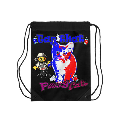 tag that - Drawstring Bag (black)