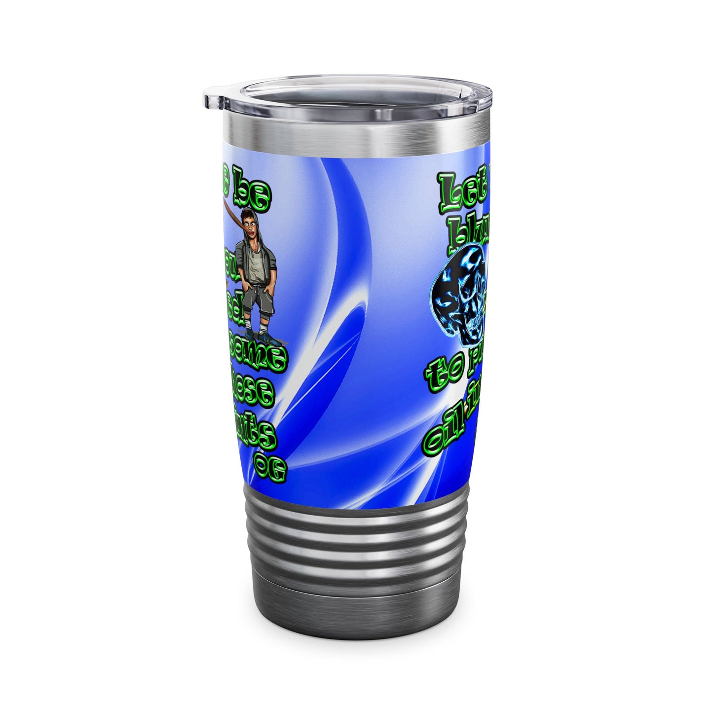 og - Ringneck Tumbler, 20oz (blue-white wave)