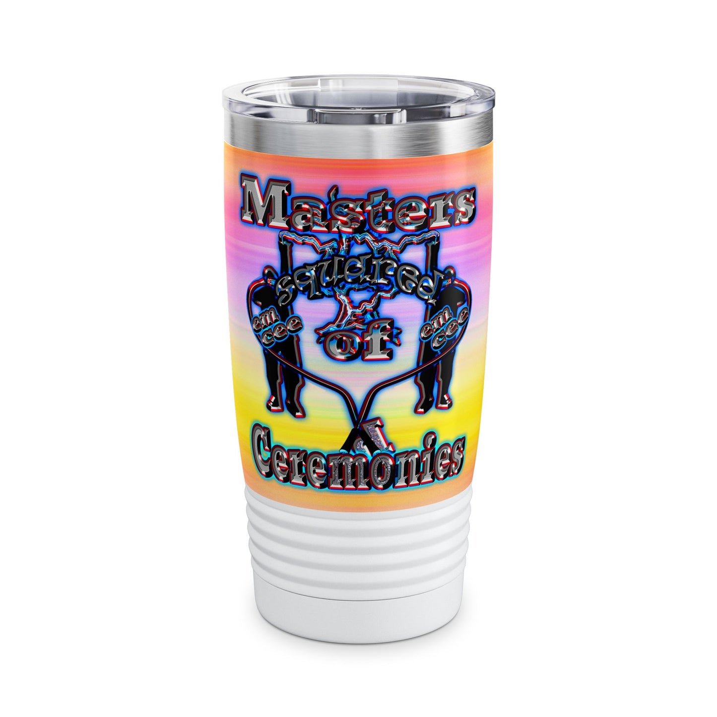 em cee squared - Ringneck Tumbler, 20oz (color blur)
